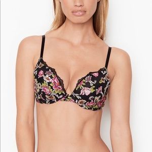 Victoria Secret embroidered push up Bra